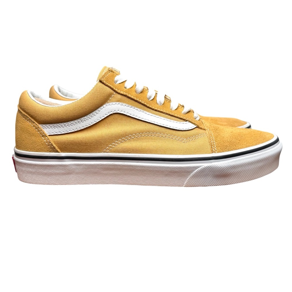 Vans Men's Old Skool Mustard Yellow Low Top Skateboard Sneakers Shoes M 8/W 9.5